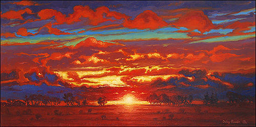 Sunset Painting - Sunset by Dmitry Oivadis Sunset Painting - Sunset by Dmitry Oivadis