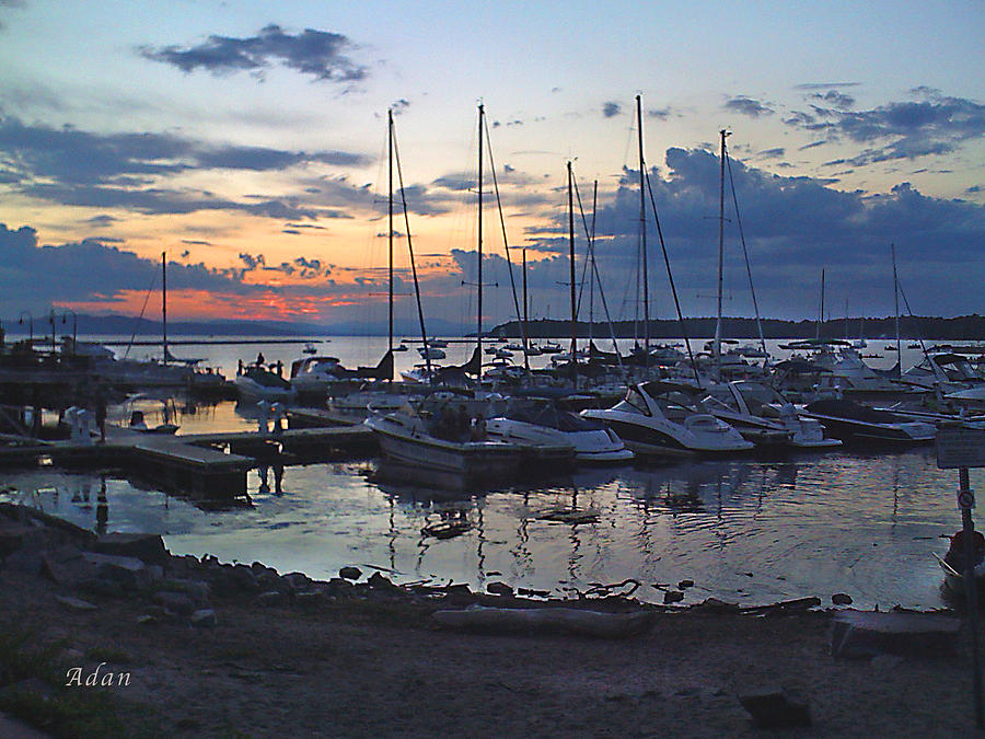 Sunset Dock Photograph by Felipe Adan Lerma