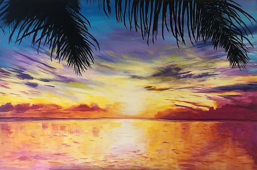 Sunset Dream Painting by Teri Jo Dixon | Fine Art America