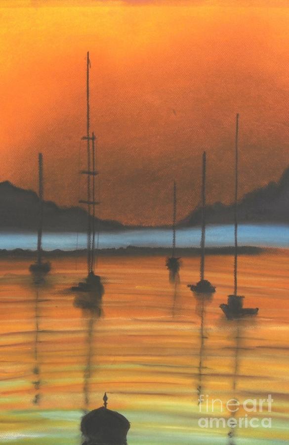 Sunset Painting by Eli Gross