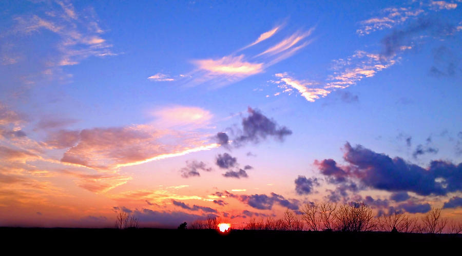 Sunset End of Twenty Fifthteen Photograph by Morgan Carter