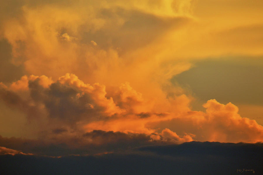 Sunset Explosion Photograph by Ken Figurski