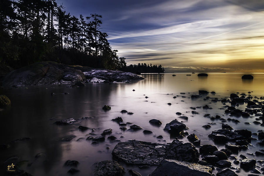Sunset False Bay Photograph by Thomas Ashcraft
