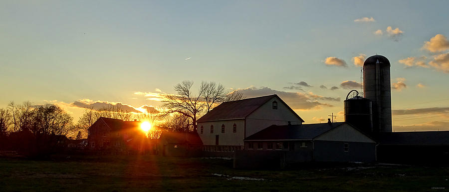 Sunset Farm Photograph by Dark Whimsy