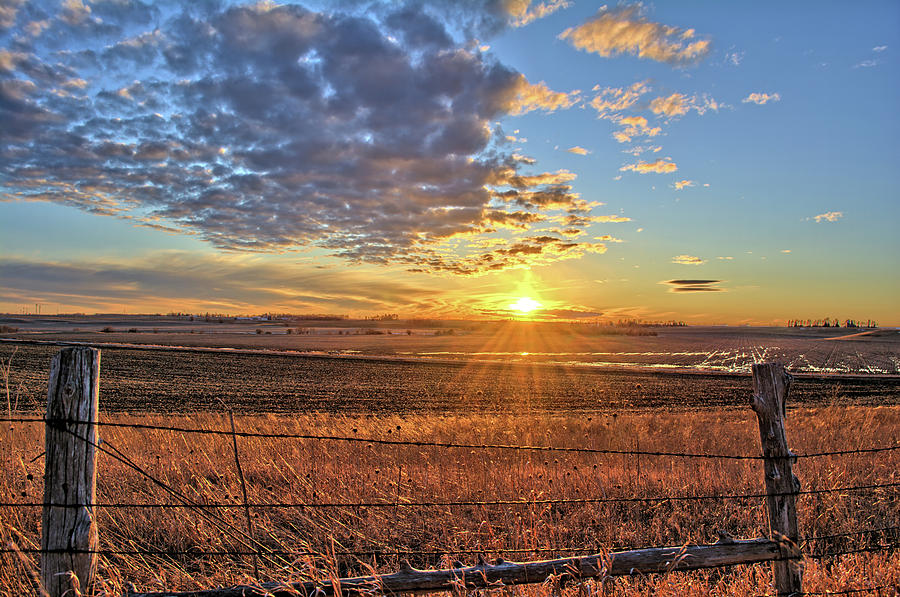 Sunset Fenceline Photograph by Bonfire Photography - Pixels