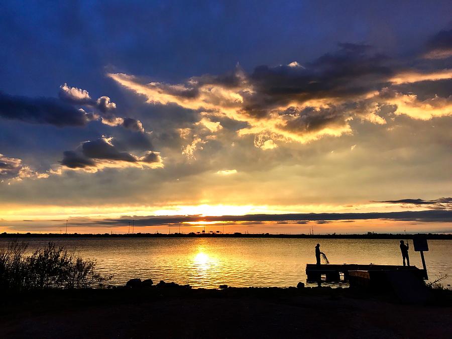 Sunset Photograph - Sunset Fishing by Glen McGraw