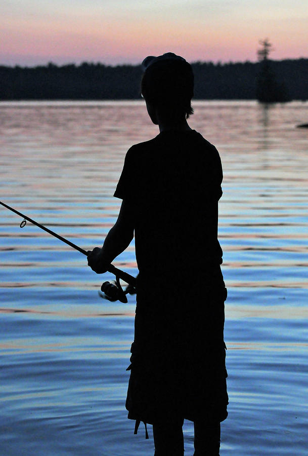 Sunset Fishing Photograph by Glenn Gordon