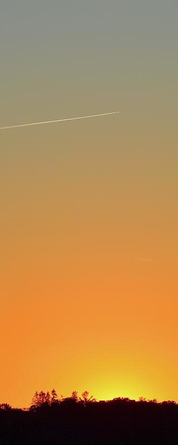 Sunset Flight Three  Digital Art by Lyle Crump