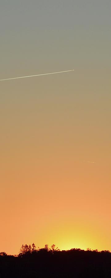 Sunset Flight Two  Digital Art by Lyle Crump