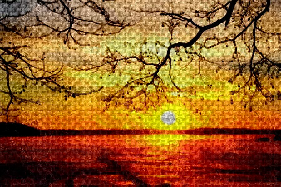 Sunset For Abigail Browne H B Painting