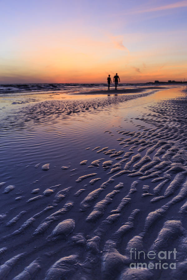 Sunset Fort Myers Beach Florida Photograph by Edward Fielding