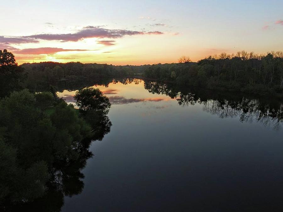 Sunset From 200 Feet Photograph by Brad Nellis