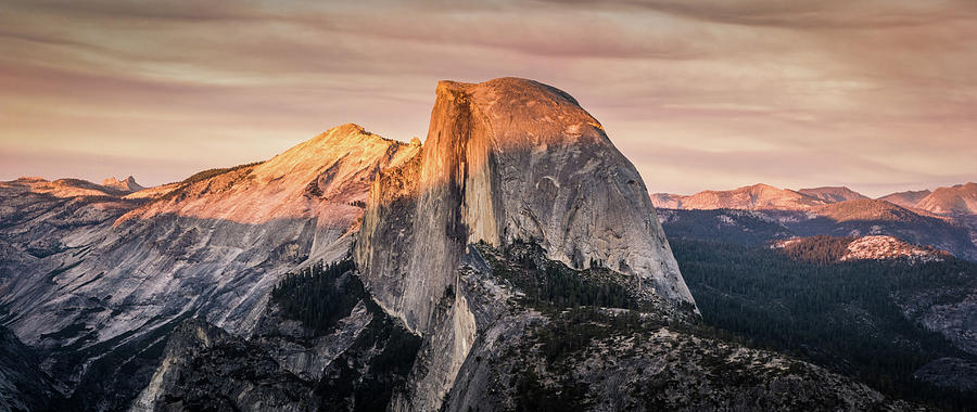 Sunset from Glacier Point, Yosemite Photograph by Francesco Riccardo Iacomino