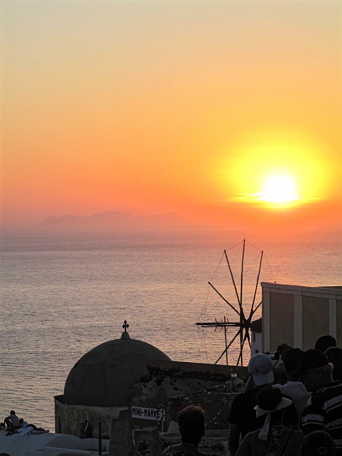 Sunset From Oia Photograph