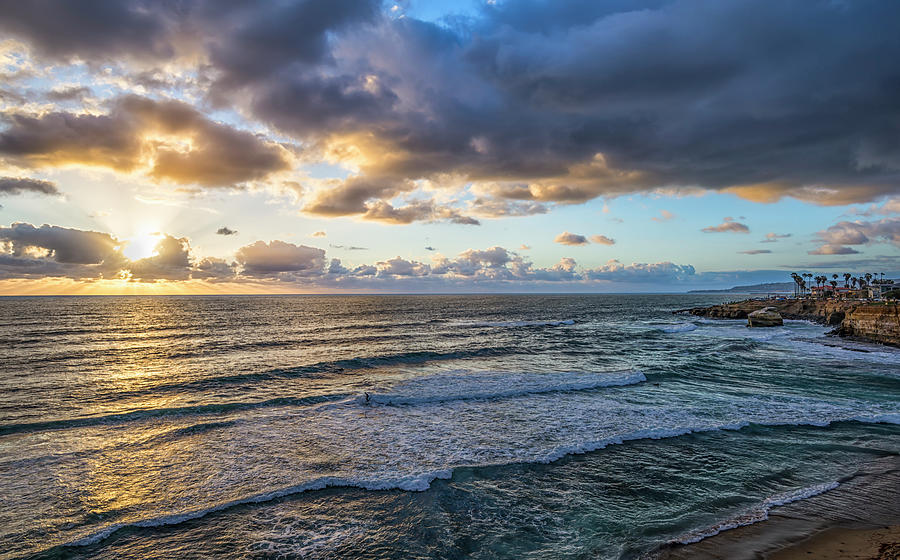Sunset From Sunset Cliffs Photograph by Joseph S Giacalone