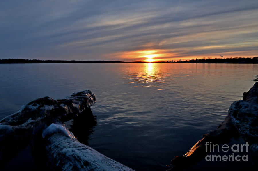 Sunset From The Logs Photograph by Sheila Lee