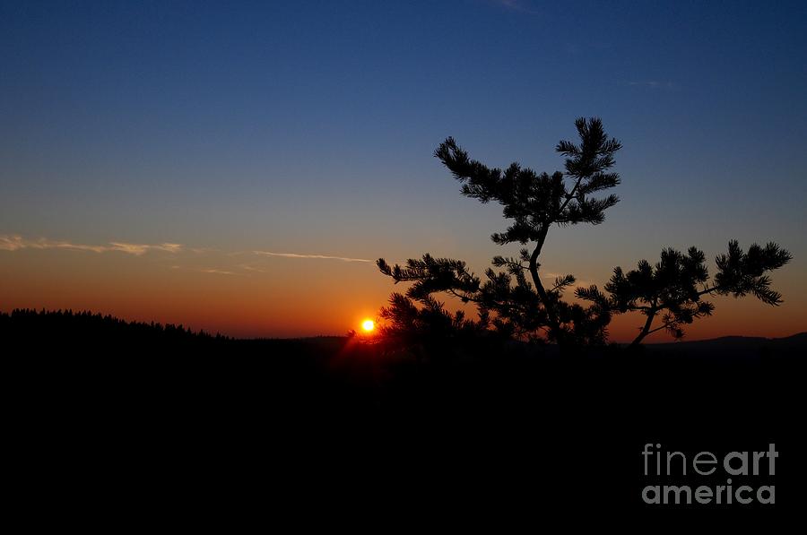 Sunset from the Ridge Photograph by Sandra Updyke