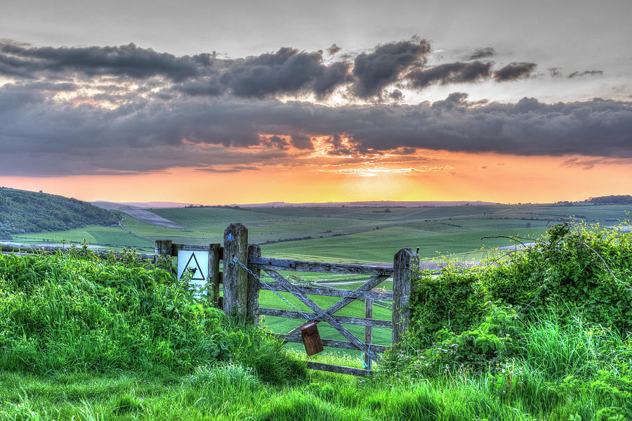 Sunset Gate Photograph by Hazy Apple