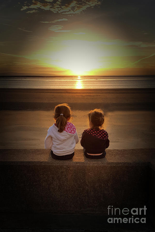 Sunset Photograph - Sunset Sisters by Lynn Bolt