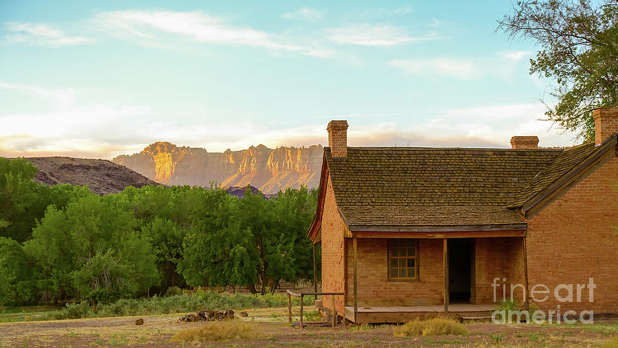 Sunset Grafton Ghost Town Photograph by Edward Fielding