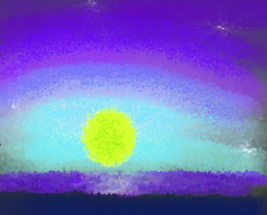 Sunset heavens Digital Art by Dr Loifer Vladimir