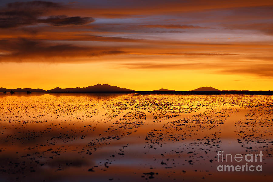 Sunset Highways 1 Photograph by James Brunker