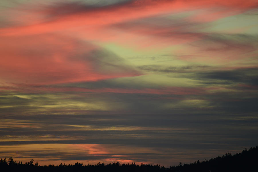 Sunset Home Photograph by Ronda Broatch