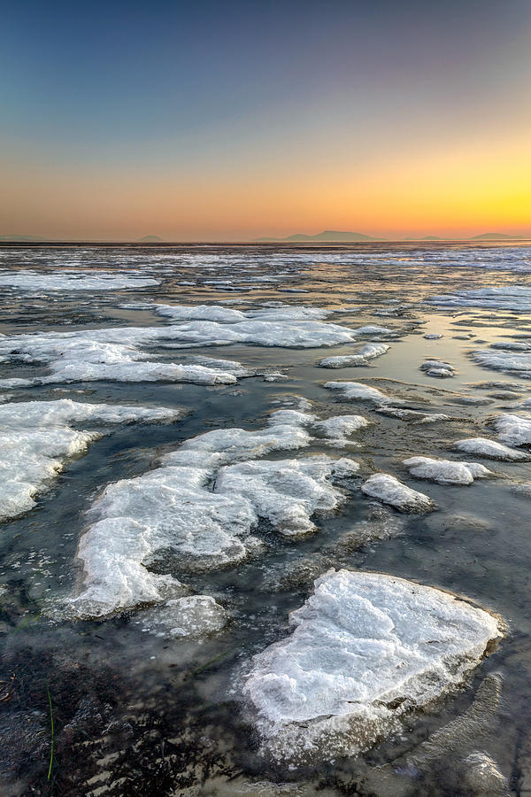 Sunset Ice Photograph by Pierre Leclerc Photography