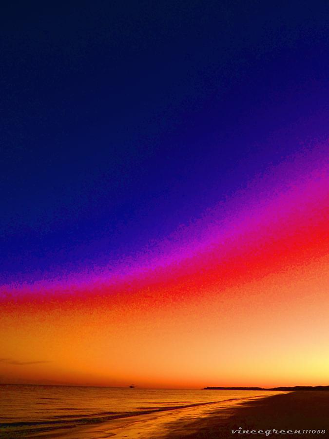Sunset in a Can Digital Art by Vincent Green