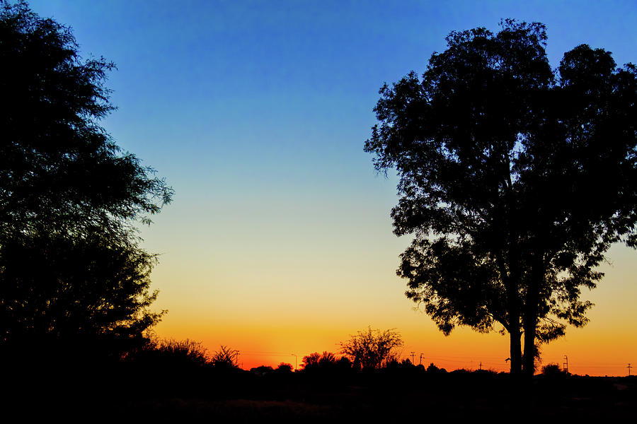 Sunset in Africa. Photograph by Marek Poplawski