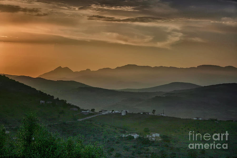 Sunset in Andalusia Photograph by Patricia Hofmeester