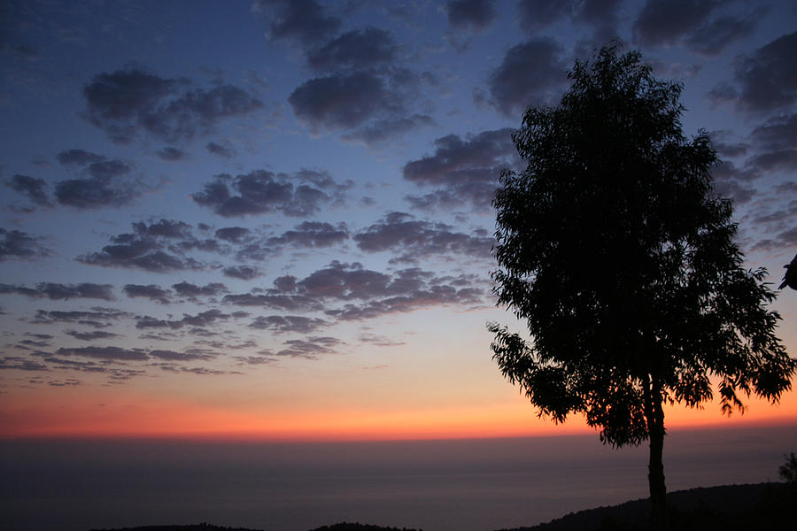 Chios Photograph - Sunset In Avgonyma by Yesim Tetik