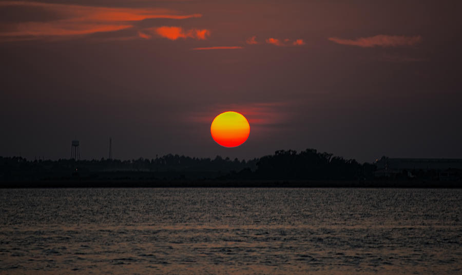Sunset in Biloxi by Cathy Jourdan Sunset in Biloxi by Cathy Jourdan