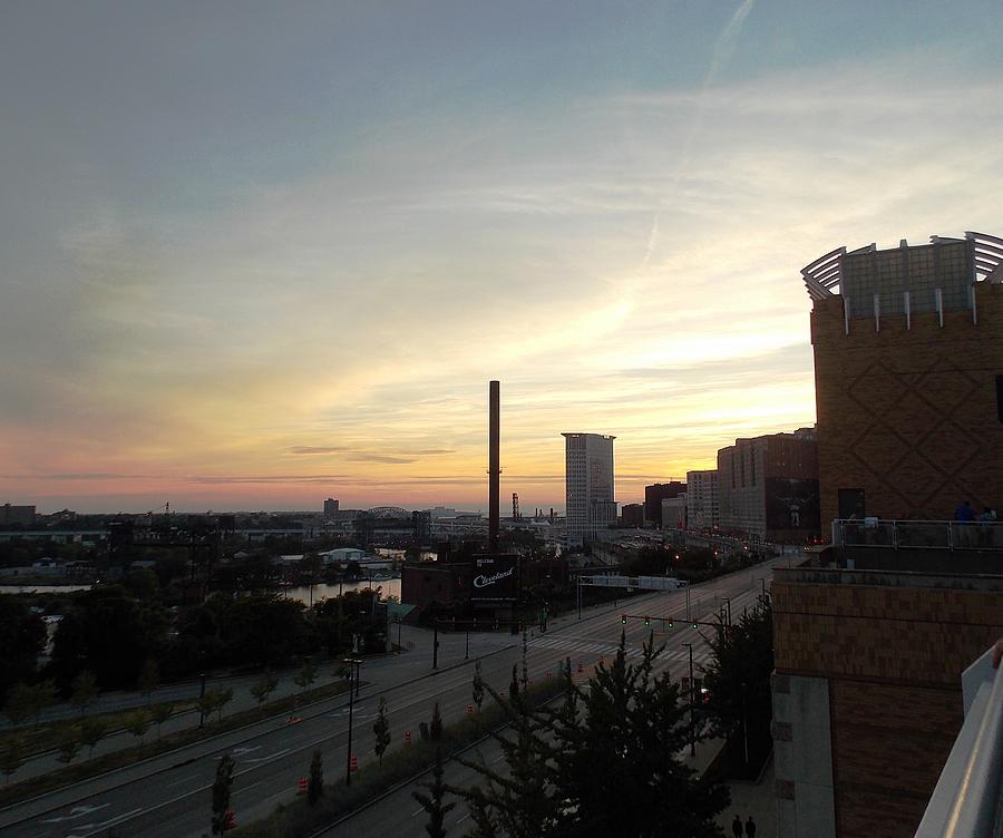 Sunset In Cleveland Photograph