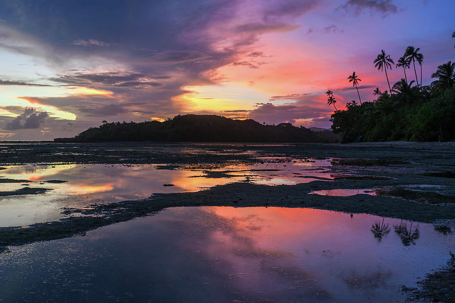 Sunset in Fiji Photograph by Kristina Abramovic - Pixels