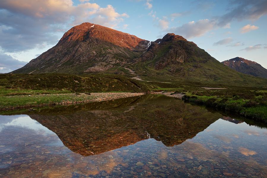Sunset in Glencoe Photograph by Stephen Taylor