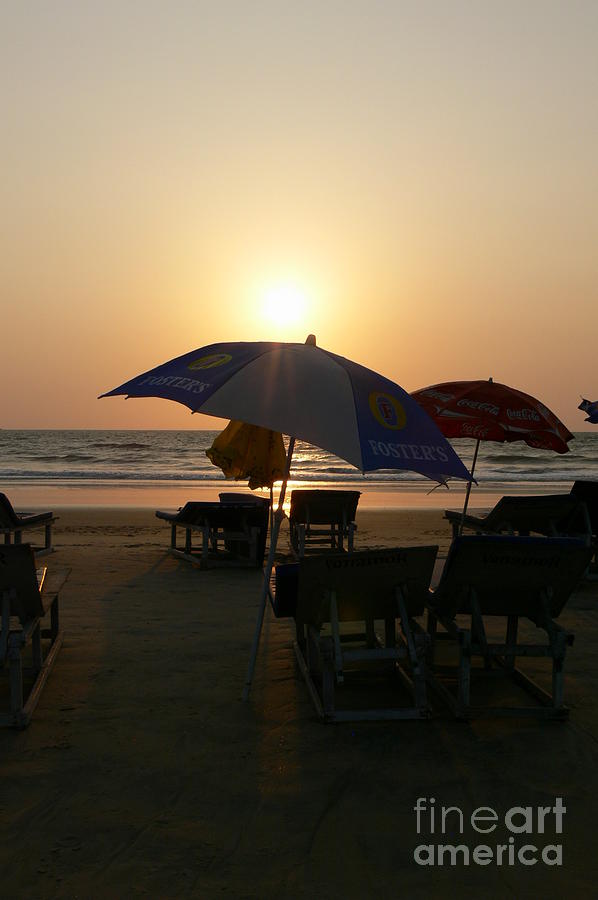 Sunset in Goa 1 Photograph by Padamvir Singh