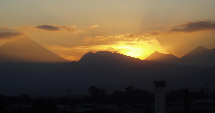 Sunset in Guatemala City Photograph by Fiona Dinali - Fine Art America