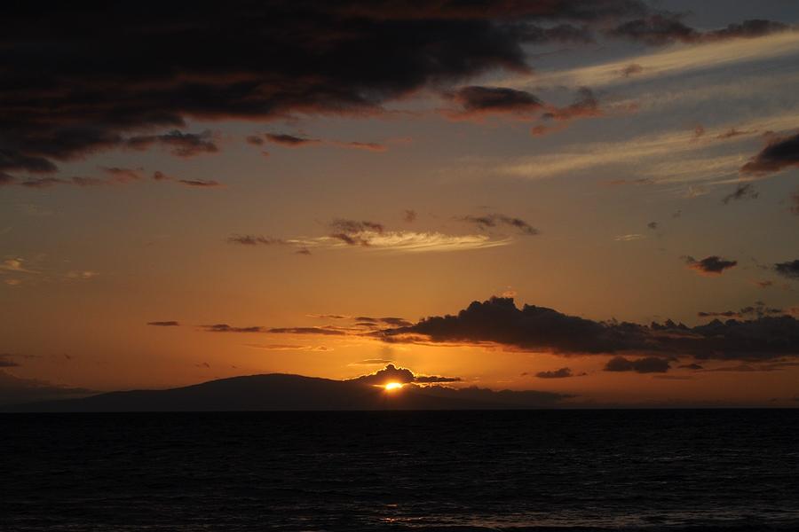Sunset in Maui 2 Photograph by Michael Albright