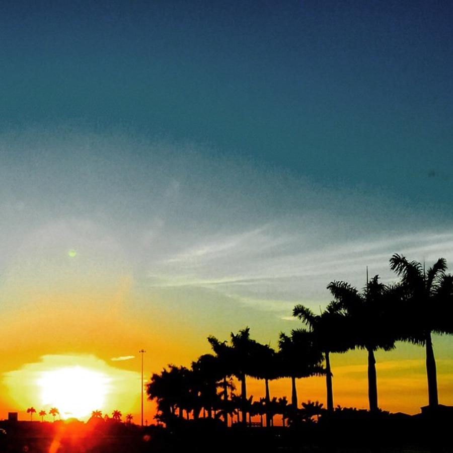 Sunset Photograph - Sunset In Miramar Today.  #sunset by Elton  Hazel