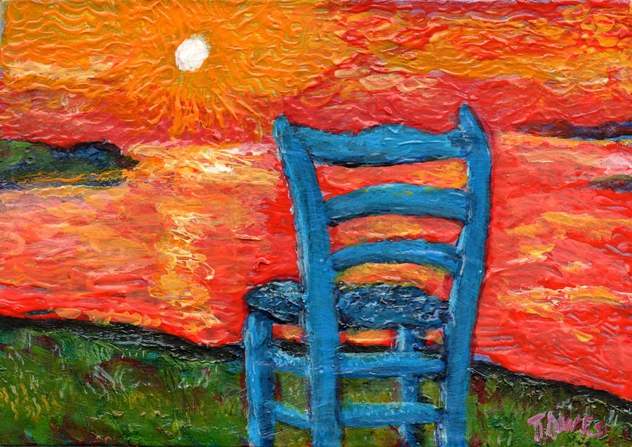 Sunset In My Mind  Painting by Dennis Tawes