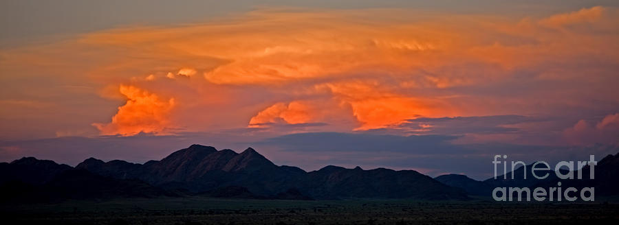 Sunset In Namib-naukluft Park In Namibia Photograph by Gerard Lacz