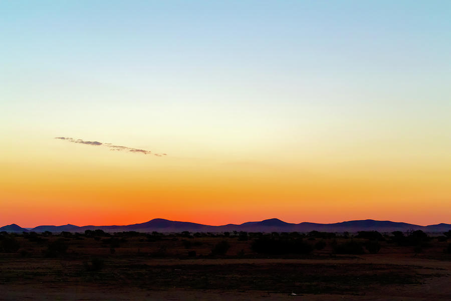 Sunset in Namibia Photograph by Marek Poplawski