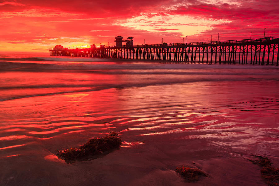 Sunset in Oceanside 2 Photograph by Ben Graham