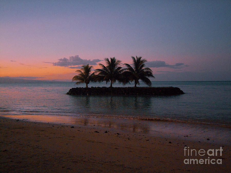 Sunset in Paradise Photograph by Karen Lewis