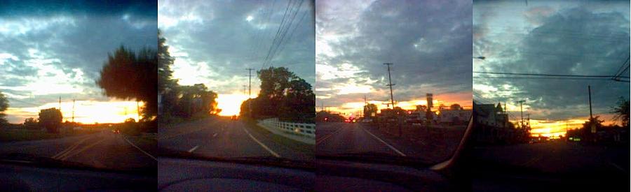 Sunset Photograph - Sunset in Sequence by Pharris Art