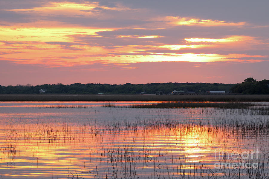 Sunset in South Carolina Photograph by Benedict Heekwan Yang