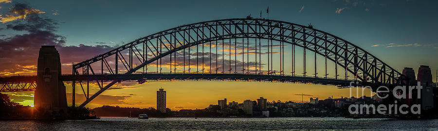 Sunset in Sydney Photograph by Agnes Caruso