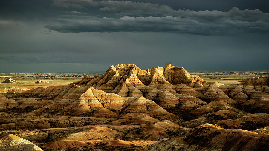 Sunset In The Badlands N.p Photograph