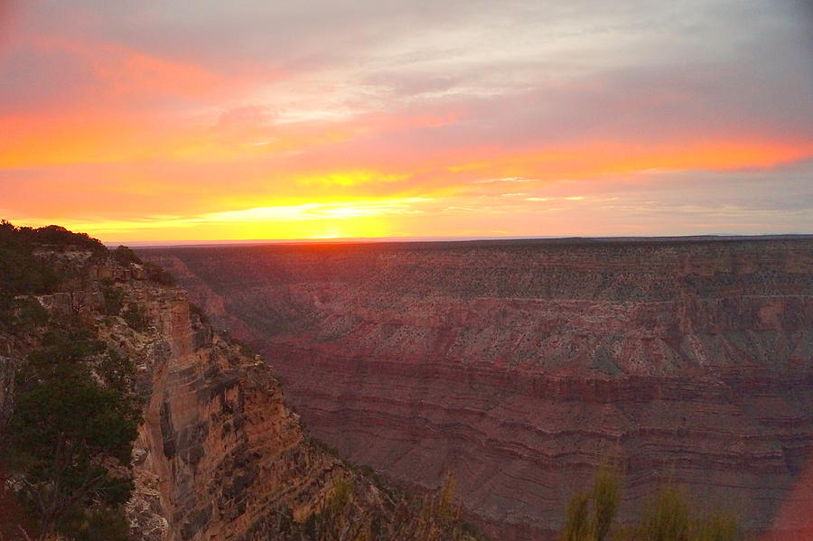 Sunset In The Canyon  Photograph by Beth Collins